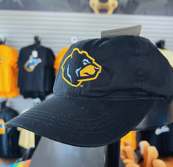 West Virginia Black Bears Youth Black Alt. Adj. Hat