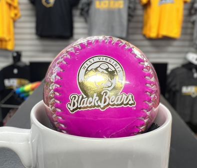 West Virginia Black Bears Pink and Gold Baseball