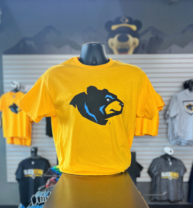 West Virginia Black Bears Gold Alt Logo T-Shirt