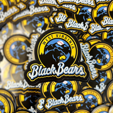 West Virginia Black Bears Primary Logo Magnet
