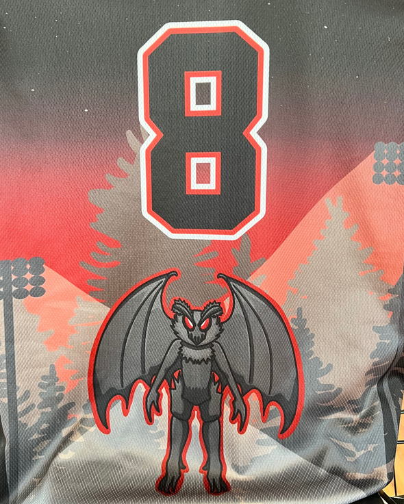 West Virginia Black Bears 2024 Mothman Game Worn Jersey