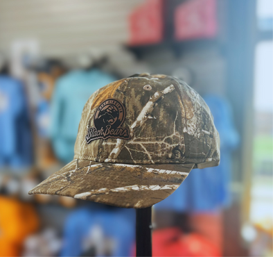 West Virginia Black Bears Camo Pri Logo Adj. Hat