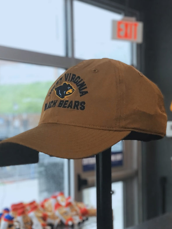 West Virginia Black Bears Copper Stretch Adj. Hat