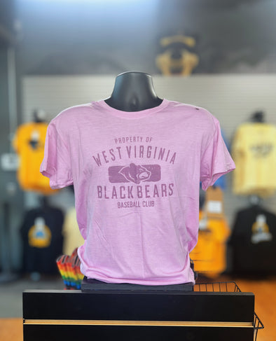 West Virginia Black Bears Youth Purple Buddy Tee