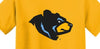 West Virginia Black Bears Gold Alt Logo T-Shirt
