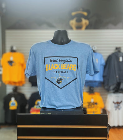 West Virginia Black Bears Heather Blue Elements Tee