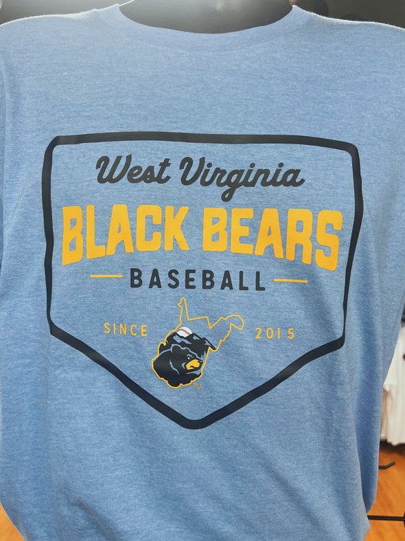 West Virginia Black Bears Heather Blue Elements Tee