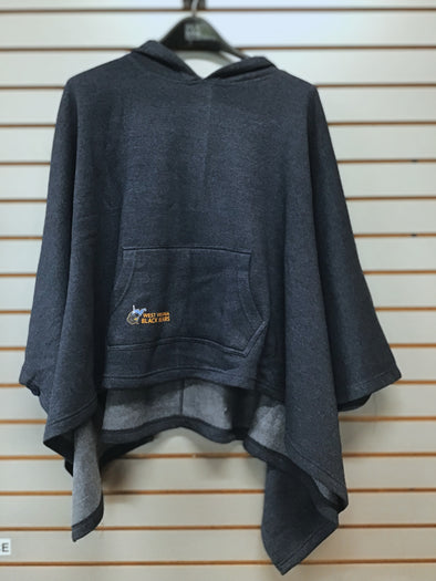 West Virginia Black Bears Ladies Navy Poncho