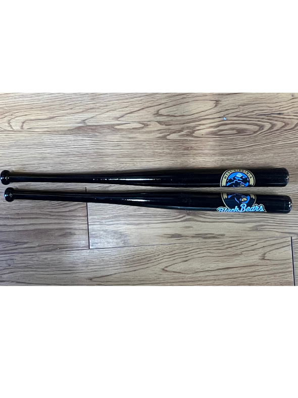 West Virginia Black Bears Colored Mini Bats