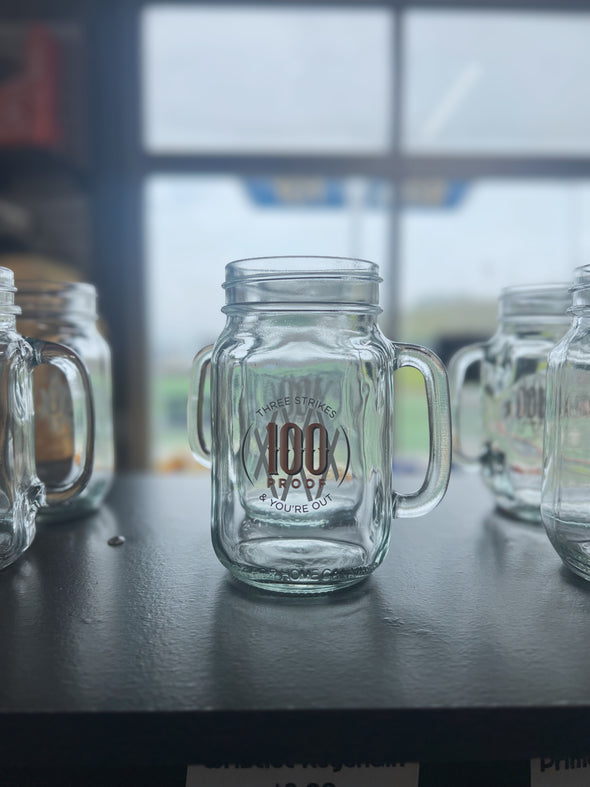 West Virginia Black Bears Moonshiner’s Glass Mug