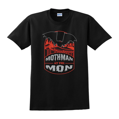 West Virginia Black Bears Youth Black Mothman T-Shirt