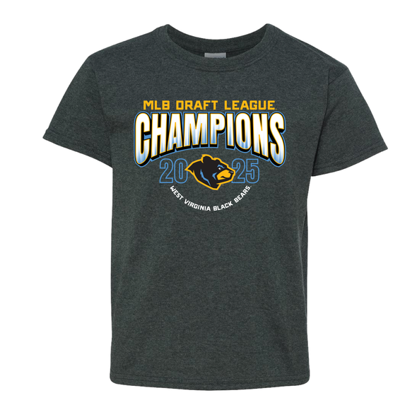 West Virginia Black Bears Youth 2025 Championship Tee