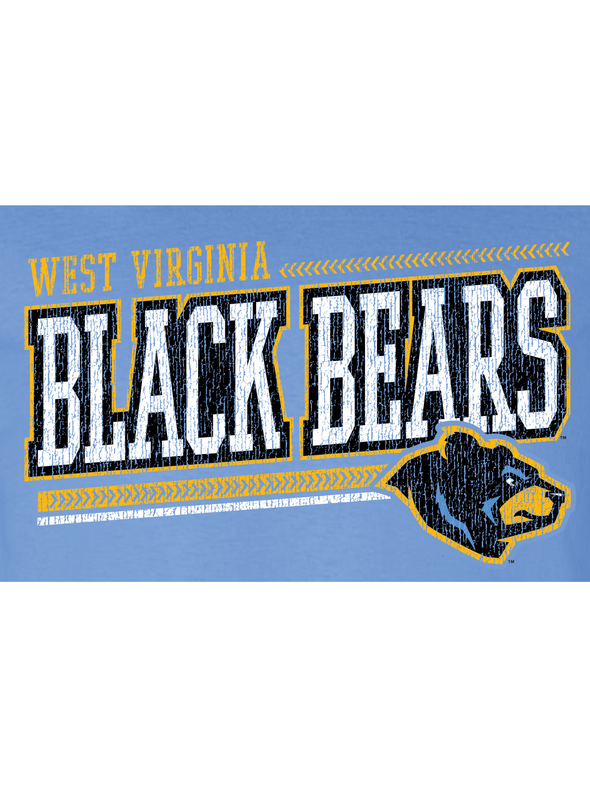 West Virginia Black Bears Youth Blue Alt Long Sleeve