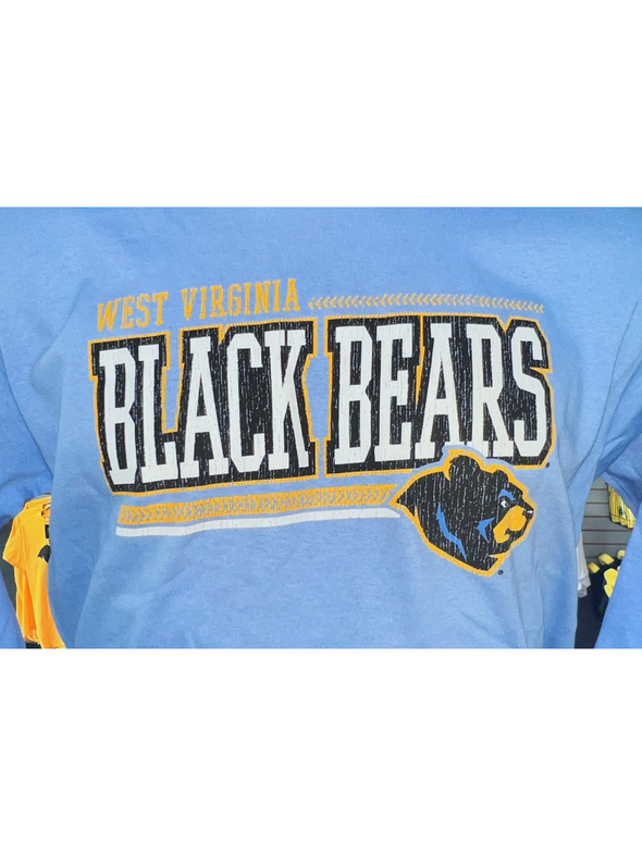 West Virginia Black Bears Youth Blue Alt Long Sleeve